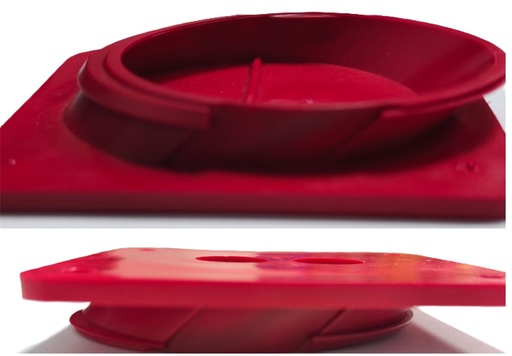 [ADL45P] Plastikust põlv  moodustamiseks nišš paneelides alumine kinnitus, nurk45 ADL45 (14000 tk. alus / 200 tk. pakis / 120 x 100 x 250 cm.)